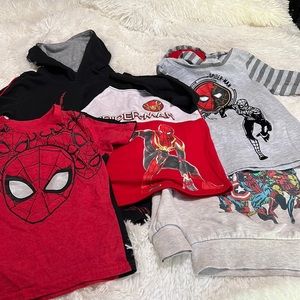 Spider-Man top sweaters toddler size 4